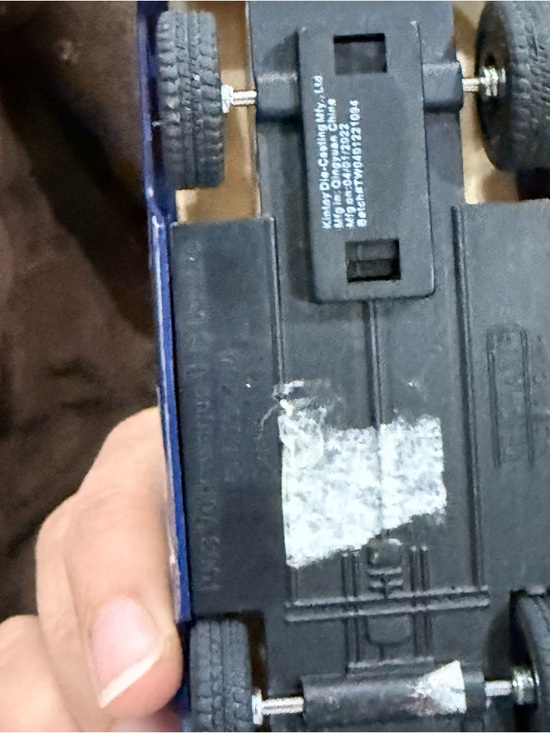 VW Bus Pickup Toy Diecast Blue Delivery Truck Vintage Style EUC - Picture 8 of 8